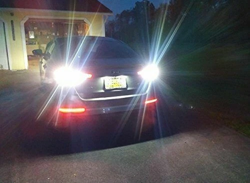 2x 1156 P21W BA15S 382 LED Reverse DRL Turn Sidelight Bulb CANBUS 12V - Image 4 of 4