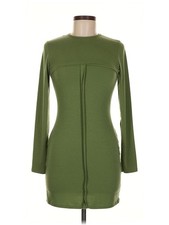 PrettyLittleThing Women Green Casual Dress 8