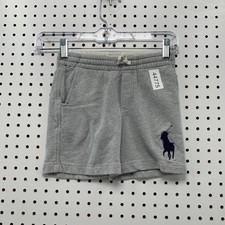 Polo Ralph Lauren Shorts Kids 5 Gray Big Pony Sweat Drawstring