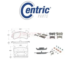 Centric Ceramic Disc Brake Pads w Shims for 1982-1986 Pontiac Bonneville ai