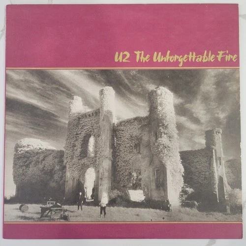 U2 - The Unforgettable Fire Vinyl LP - 1984 First Press - Island 90231-1