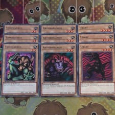 3 x Tomozaurus/Anthrosaurus/Uraby 1. Auflage SS03-ENA05/A06/A03 YuGiOh Mint Playsets