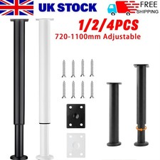 1/2/4 Adjustable Kitchen Worktop/Desk/Breakfast Bar Table Leg Support 710-1100mm