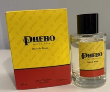 Phebo Odor De Rosas Cologne 3.4 Ounce 90% Full