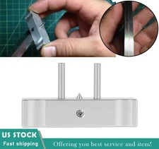 Center Finder Line Measuring Marking Metal Scribe Tool Fits Barstock Wood Making