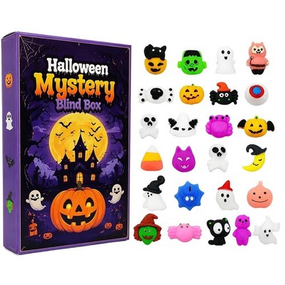 Halloween-Adventskalender 2026, Partygeschenke für Kinder mit 24 Stück zum Sam