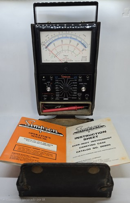 #ad Simpson 260 Series 6XLPM Overload Protected Volt Ohm Milliammeter Multimeter $149.99