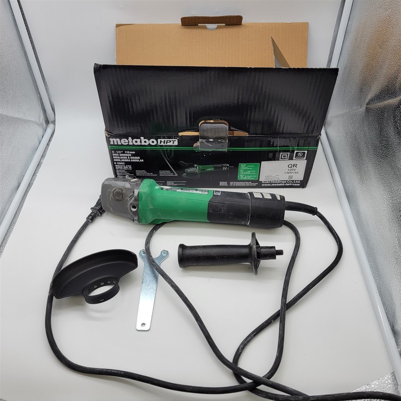Metabo HPT G12VE2 4-1/2" AC Brushless Angle Grinder Variable Speed 12A