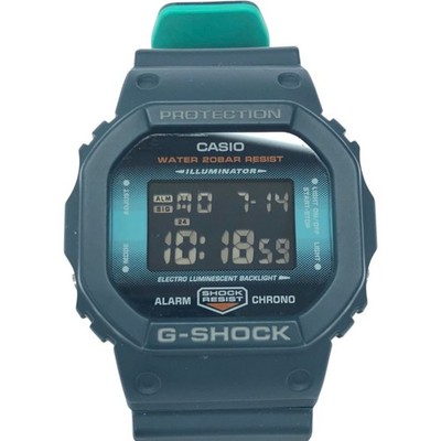 CASIO G-SHOCK DW-5600CC Silver Navy Blue Digital Resin Stainless