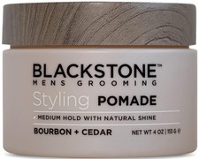 Medium Hold Natural Shine Pomade Lightweight Water Based Hair Styling Agent