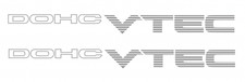 2pcs Dohc Vtec Vinyl Decal Sticker Fits Si Type R Rs Civic Accord Custom