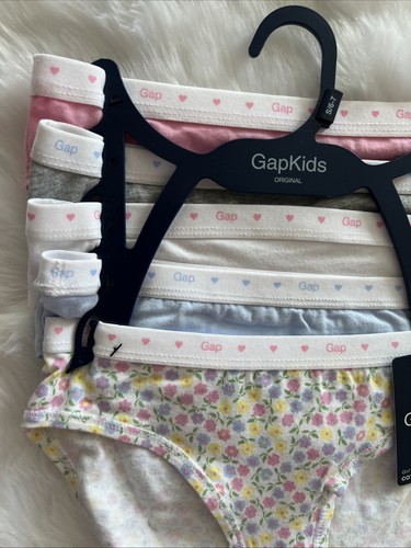 GapKids Original Cotton Bikini Girls Underwear 5-Pack Multi Color Small NWT - Picture 2 of 5