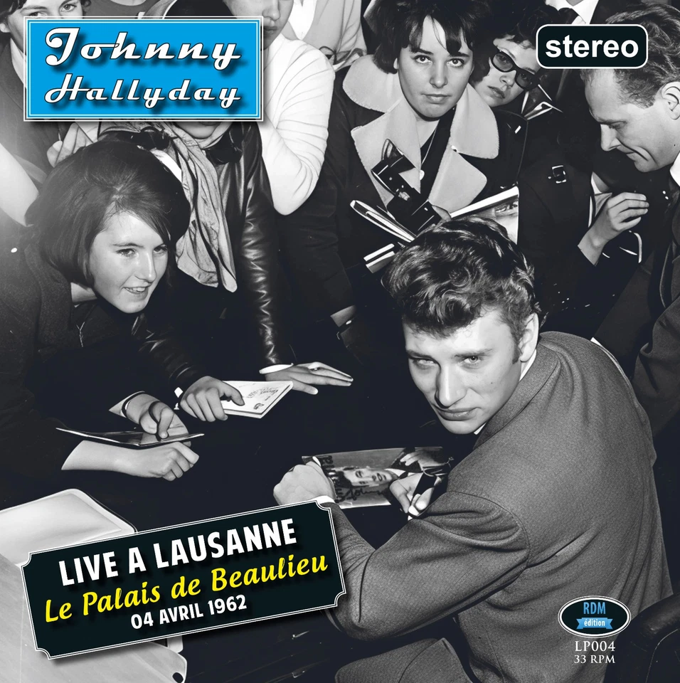 vinyle 25cm Johnny Hallyday : Live à Lausanne, Le Palais de Beaulieu - 04 avril - Image 2 of 3