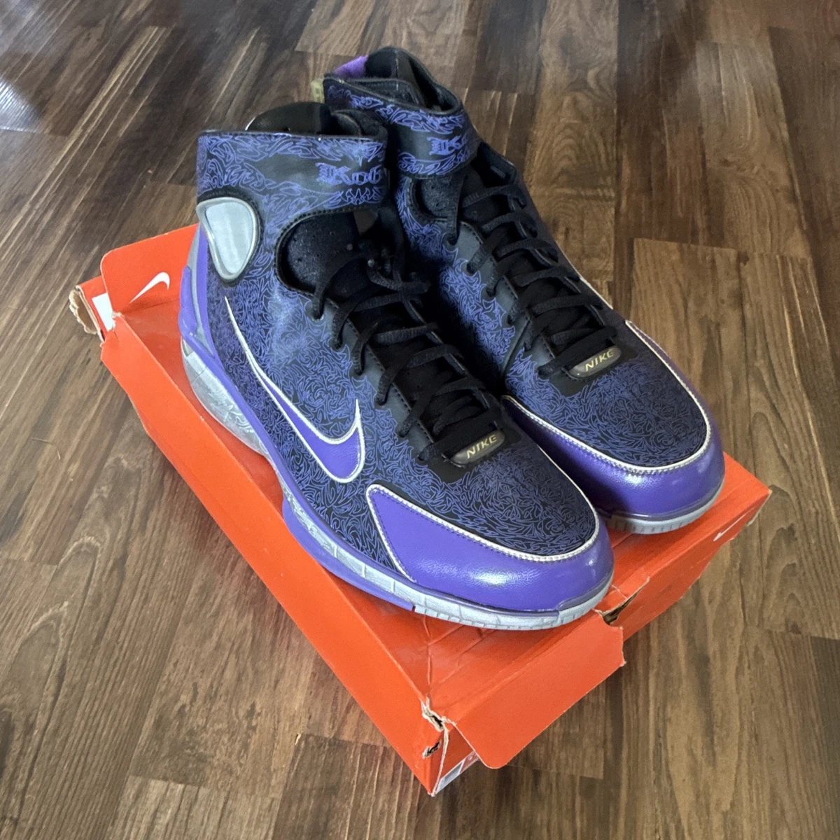 Nike Air Zoom Huarache 2K4 KB Black for Sale | Authenticity