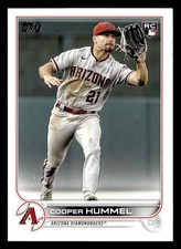 Cooper Hummel 2022 Topps #US314 Arizona Diamondbacks ROOKIE Buy10get5FREE