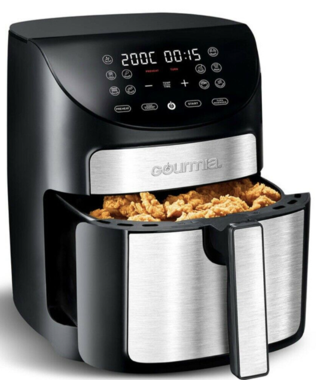 Gourmia Digital Food Black Single Zone Healthy Fryer Frying