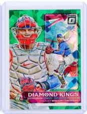 2022 Panini Donruss Optic Green Cracked Ice FOTL WILLSON CONTRERAS Kings 7/7
