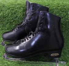 SP Teri Gold Medalist Ice Skates 10 1/2B CB461 MK Sheffield Pro Freestyle READ