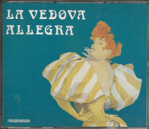 RARE 2 CD FONIT CETRA ""THE CHEERFUL WIDOW"" VICTOR LEON FRANZ LEHAR LIA ORIGONI