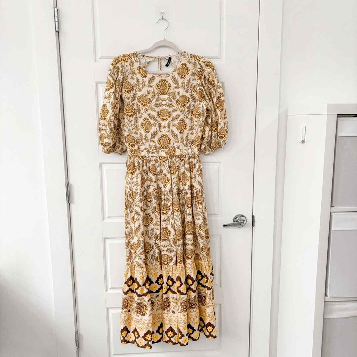 RHODE Maryam Midi Dress Linen | eBay