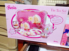2006 Barbie Tin Tea Set 15 Piece W/ Barbie Pretty Treasures — photo 3