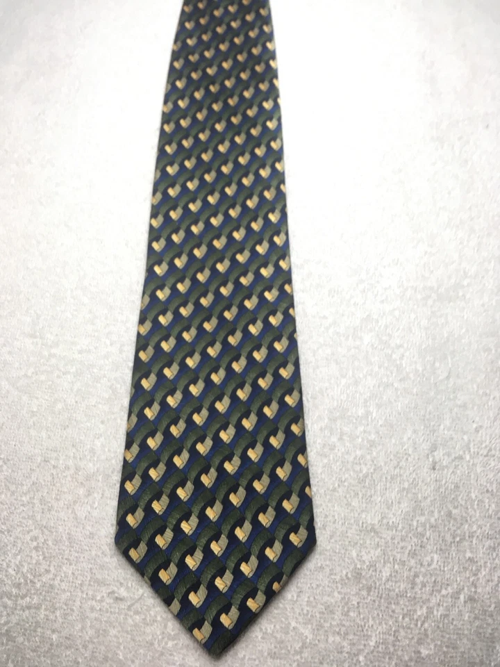 CORBATA HOMBRE HOY VERDE AZUL ORO 3,75 X 59 Foto 2 de 4