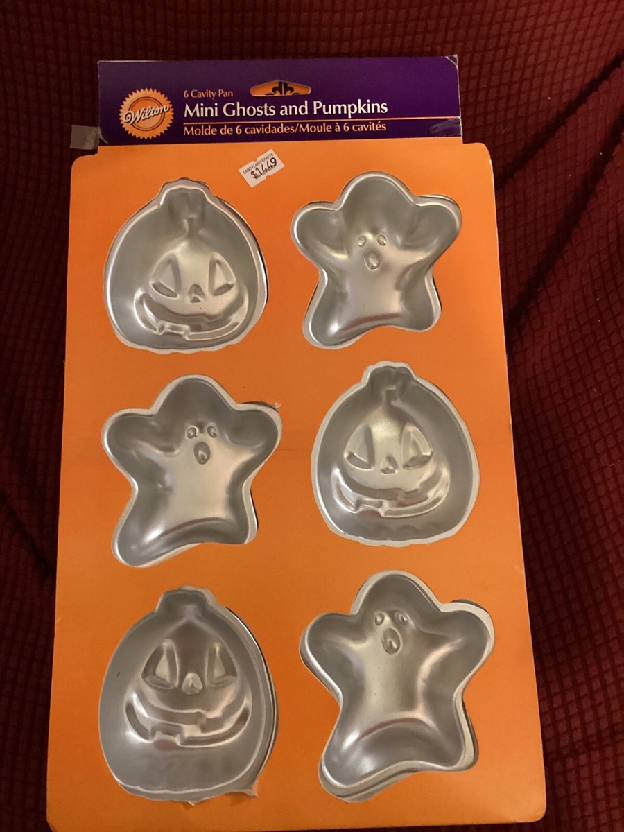 Mini Ghosts and Pumpkins Pan from Wilton 188 NEW | eBay Mini Ghosts and Pumpkins Pan from Wilton 188 NEW | eBay