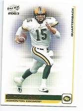 2003 PACIFIC CFL EDMONTON ESKIMOS TEAM SET -13 CARDS inc RICKY RAY SACRAMENTO ST