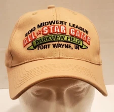 Fort Wayne Tincaps 2010 Midwest League All Star Game Hat - Adjustable Tan