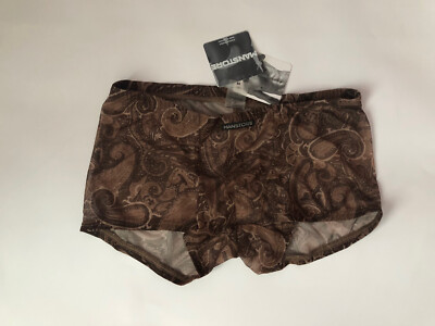 Sehr sexy transparente Manstore Tatoo Shorty M 565 Gr. M