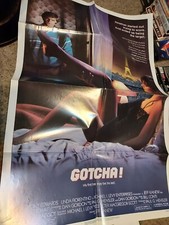 GOTCHA 1985 ! affiche de film ancienne ANTHONY EDWARDS LINDA FIORENTINO
