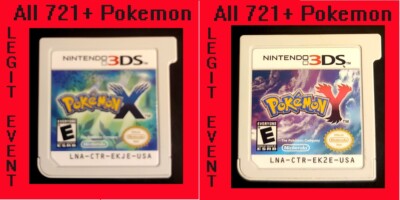 Pokemon X & Y - Loaded W All 721 Shiny + Max Items - Pokemon Unlocked (3DS)
