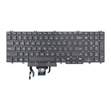 For Dell Precision 3540 3541 3550 3551 Pointer US Backlit Keyboard Black 0MMH7V