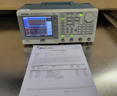 Tektronix AFG3102 100 MHZ, 2 Channel Arbitrary Function Generator Calibrated 