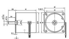 AC Industrial Electric Gearmotors 1/4 HP Rated Load 240 V AC Industrial Electric Gearmotors 1/4 HP Rated Load 240 V