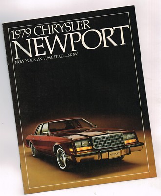 1979 Chrysler NEWPORT Brochure / Catalog with Color Chart: 318 | eBay