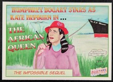 Humphrey Bogart Hepburn African Queen Movie 1993 Spoofy Tunes Parody Card #13 NM