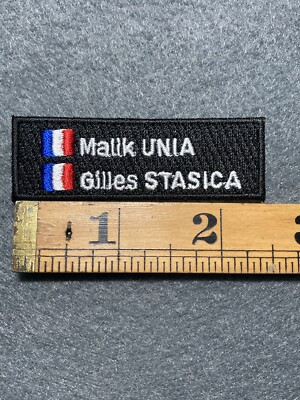 Malik Unia Gilles Stasica Auto Racing Rallye Patch A6