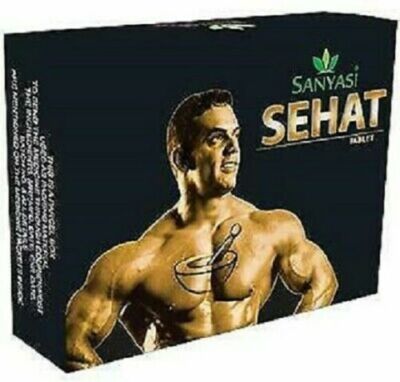 Sanyasi AYURVED SEHAT 120 Tablet FOR WEIGHT GAIN FREE SHIPMENT