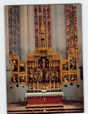 Postcard High Altar Of choir St Jakobskirche Rothenburg ob der Tauber  Germany