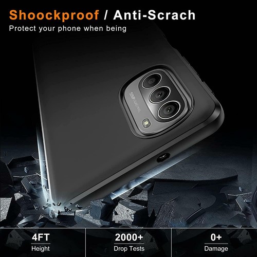 Für Motorola Moto E20 E30 E40 Schutzhülle Silikon Gel Handy Cover + Hartglas - Zdjęcie 5 z 12