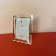 Tizo Lucite Frame Gold Metal Clear Acrylic Design 4 x 6 in HA191CL46 @