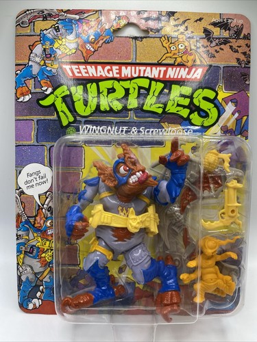 Wingnut & Screwloose 1990 TMNT Playmates Teena...