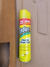 LOT OF 9****Endust 12 Oz. Lemon Furniture Polish 508101-2