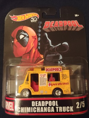 Hot Wheels Deadpool Chimichanga Truck Dmc55 956h 1 64