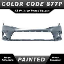NEW Painted *NH877P Gray* Front Bumper Cover for 2022 2023 2024 Honda Civic
