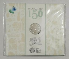 2016 BEATRIX POTTER 50p Fifty Pence Coin BUNC 150th Anniversary Royal Mint Pack