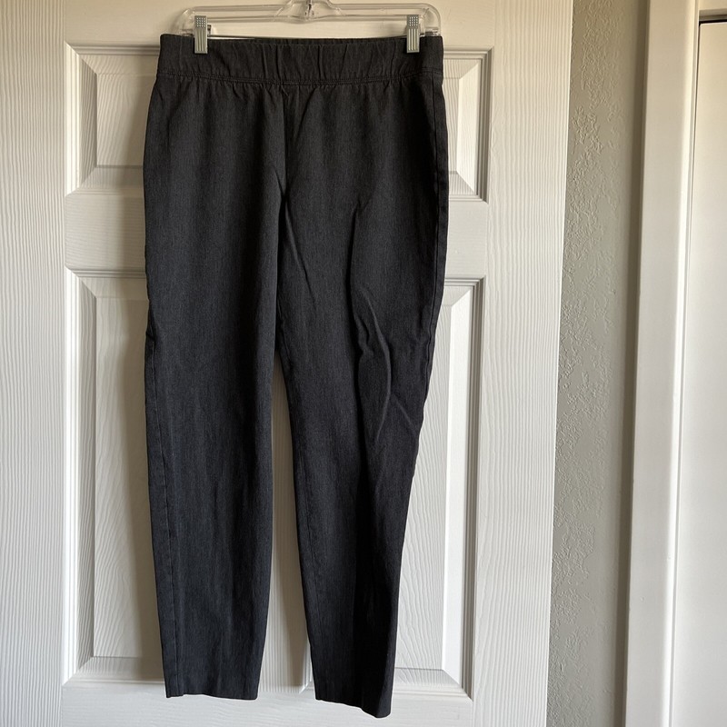 Talbots Curvy Slim Leg Pants Gray 6