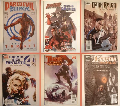 Marvel One-Shot Lot   Daredevil! Cap! Dark Reign! FF! Thor! X-Factor! 6 Issues!