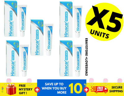 Hiruscar Postacne Gel For Reduction Scars&Dark Spots Caused By Acne 10g (5 PACK)